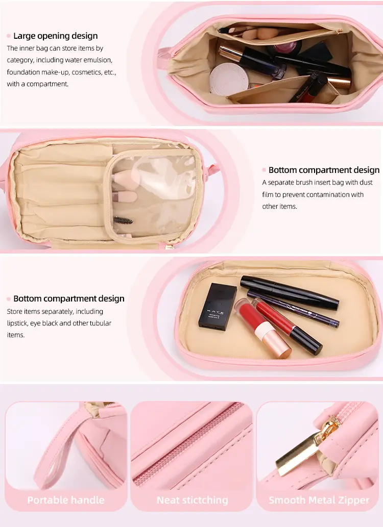 vegan leather and nylon cosmetic bag material options vegan leather and nylon cosmetic bag material options